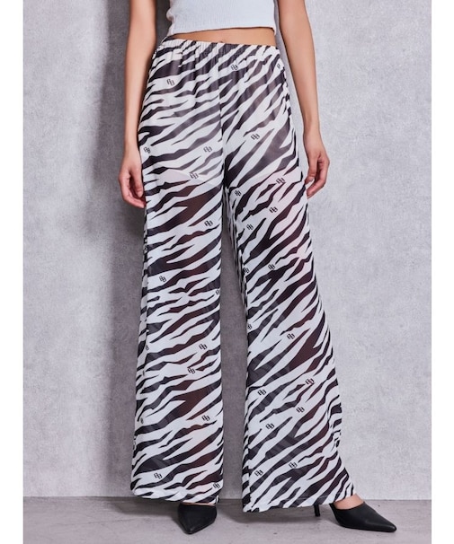 GG ZEBRA SHEERワイドパンツ