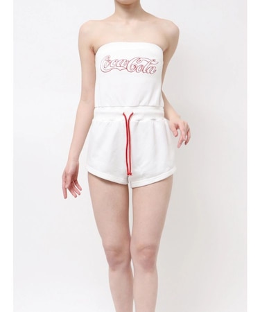 Coca-Cola GLITTER embroideryロンパース