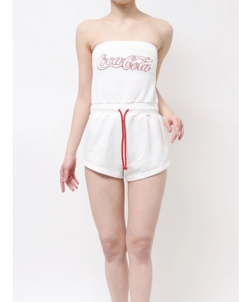 Coca-Cola GLITTER embroideryロンパース