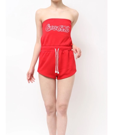 Coca-Cola GLITTER embroideryロンパース