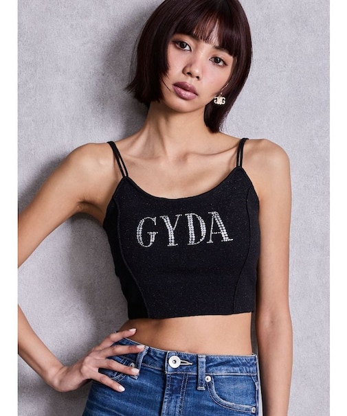GYDA bijouラメニットビスチェ