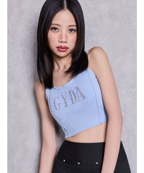 GYDA bijouラメニットビスチェ