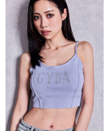 GYDA bijouラメニットビスチェ