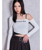 Bratlisted Bebeワンショルデザイントップス