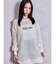 Valdy empire embroideryメッシュニットトップス