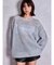 Valdy empire embroideryメッシュニットトップス