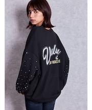 Valdy studded bijouスウェットトップス