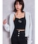 bijou string ZIP UPスウェットパーカー