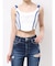 GYDA［MLB］bijou logo line ビスチェ