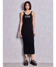 GYDA jacquard longニットワンピース