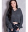 HANDニットライクショートHOODIE
