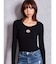 GG bijou MOLD long sleeveニットトップス
