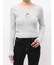 GG bijou MOLD long sleeveニットトップス