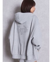 BACK GYDAラインストーンラメパーカー
