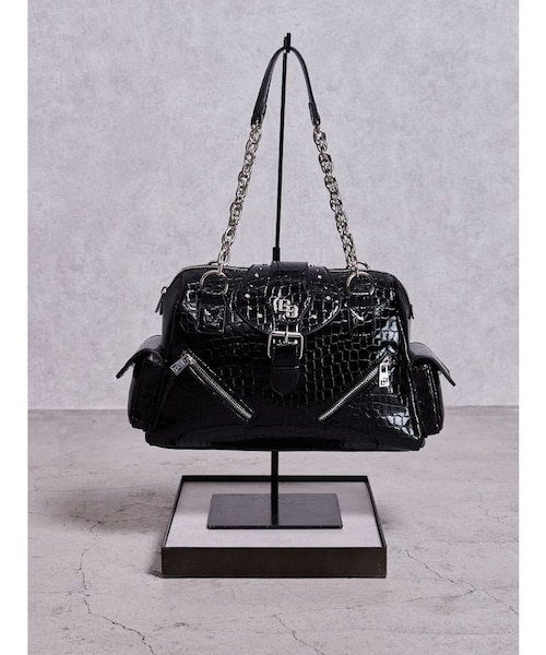 GG bijouエナメルクロコ ボストンBAG｜ジェイダの通販｜&mall（アンド