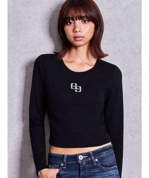 GLITTER GG long sleeveトップス