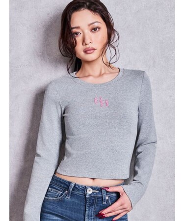 GLITTER GG long sleeveトップス