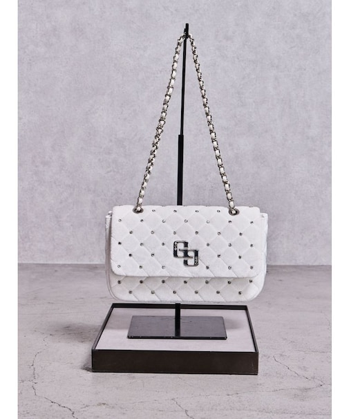 GGベロアbijou quiltingショルダーBAG