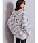 BETTY×GYDA slanting patternニットトップス