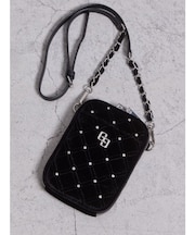 GGベロア bijou quiltingミニショルダーBAG