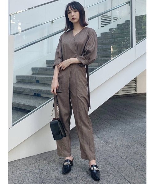 新品☆meer.メーア　ツイードジャンプスーツ セットアップ(5〜19号)シュガーシャーク×カラーミックス