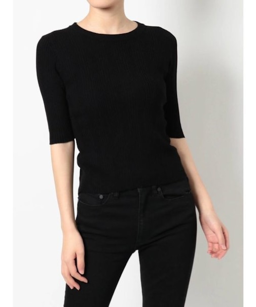 バックオープンツイストニット