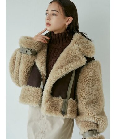 Acne Studios ボアアノラック またがり