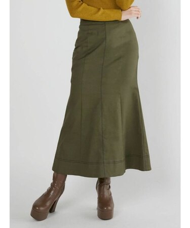 ステッチフロントマーメイドスカート