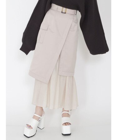 ドッキングラップスカート