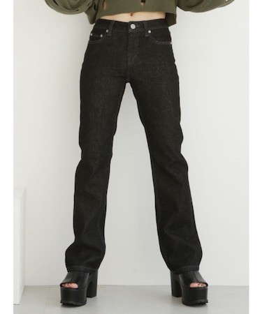 ローライズストレートデニム