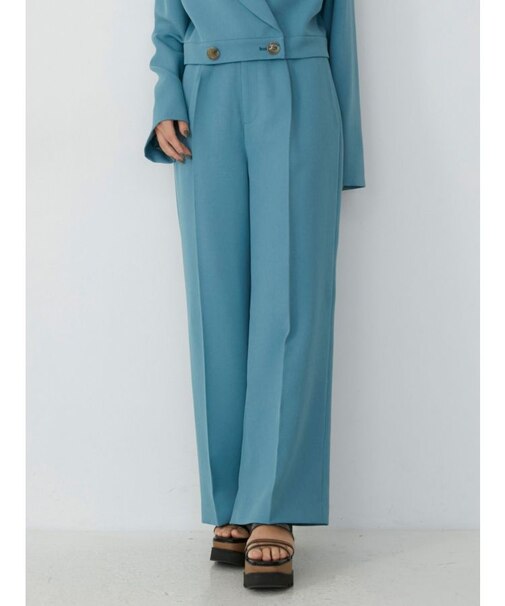 ハイウエストタックパンツ