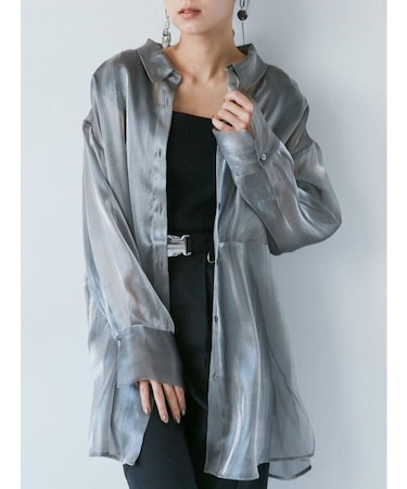 シャイニーシアーシャツ