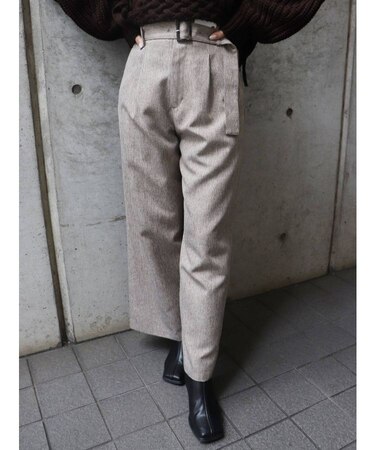 メランジタックワイドパンツ