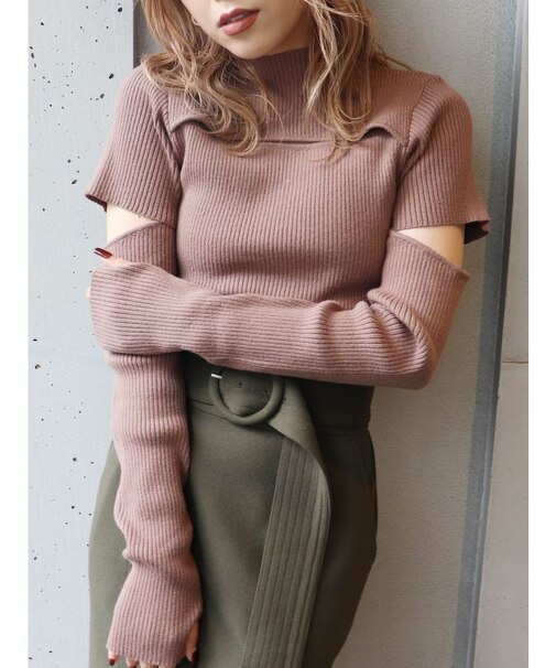 2WAYアームニット