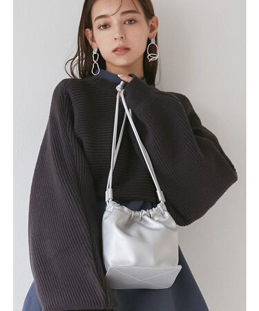 シャーリングボトムバッグ