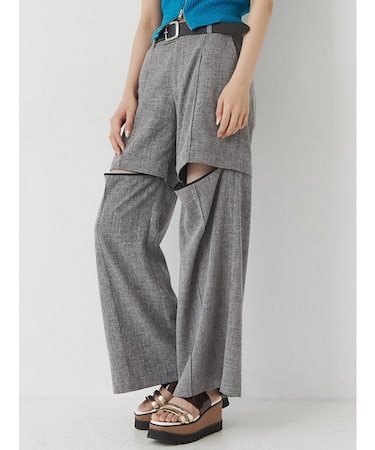 ローライズカッティングパンツ【2way】