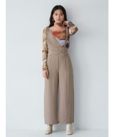 チェーンベルトサスペンダーパンツ