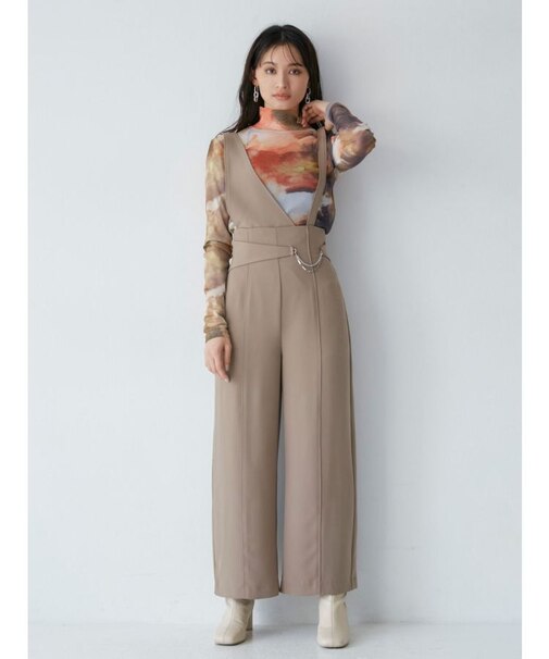 チェーンベルトサスペンダーパンツ