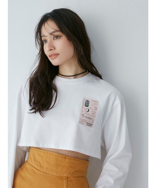 ステッカーイラストクロップトロンT