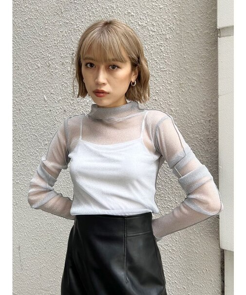 ラメシアートップス【WEB限定カットソー】
