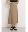 サイドベルトフレアスカート