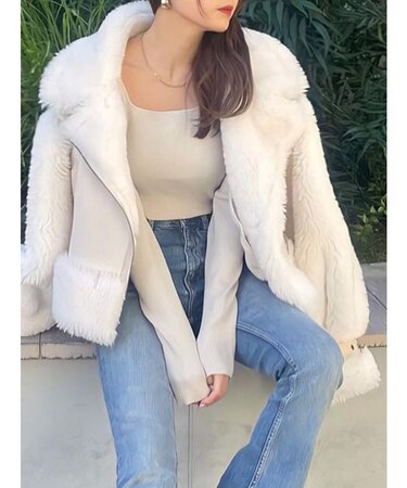 ボアスリーブフェイクムートン