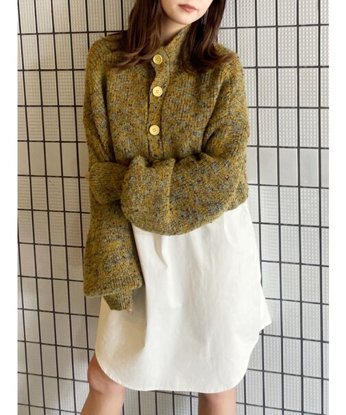 MIXニットドッキング2WAYワンピース