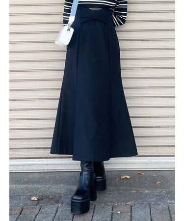 ウエストデザインマーメイドスカート