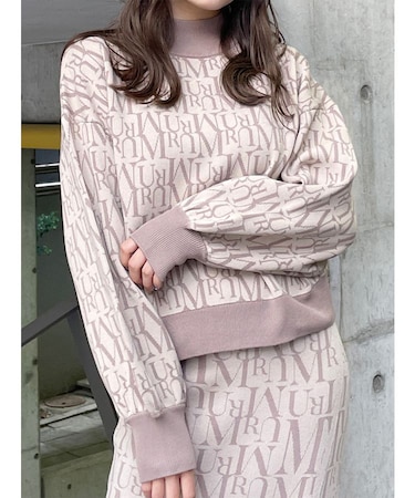 モノグラムニット