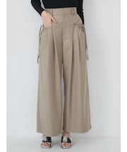 ドローポケットワイドパンツ