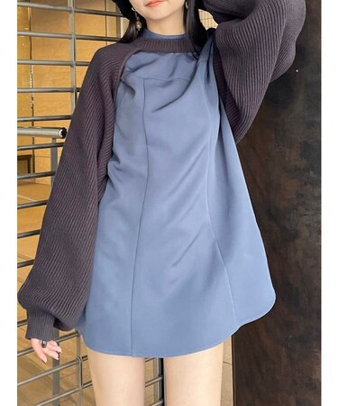 ボレロステッチワンピース