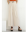 ハイウエストタックワイドパンツ