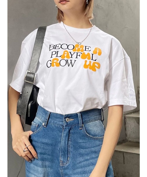 【MURUA/PUMA】ハイドメッセージTシャツ