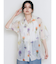 フラワーシアーオープンカラーシャツ【WEB限定】
